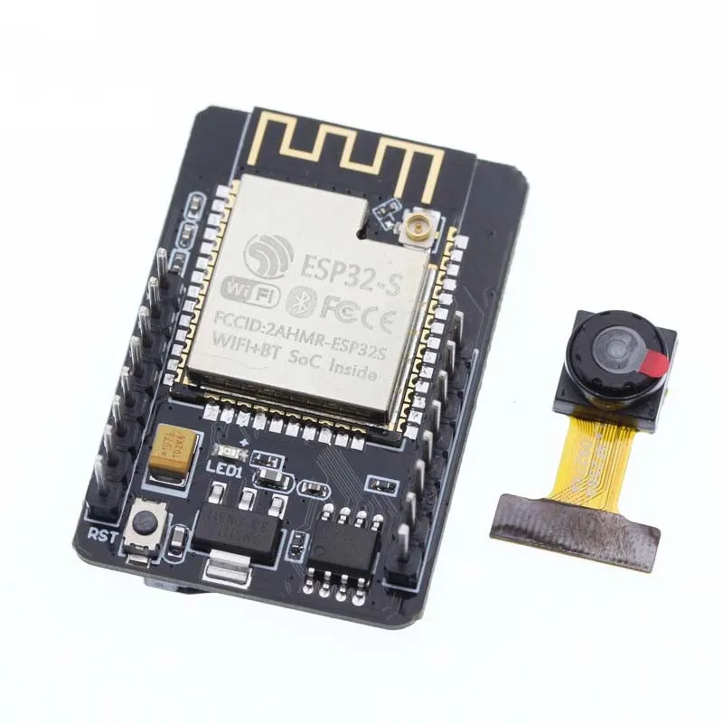 

ESP32-CAM WiFi + Bluetooth + Development Board Wireless Module Support OV2640 OV7670 Camera and TF card