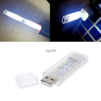 

Mini USB Led Night Light Camping Lamp Double Sided 12 leds USB Reading light Computer Portatile desk lamp Whosale&Dropship