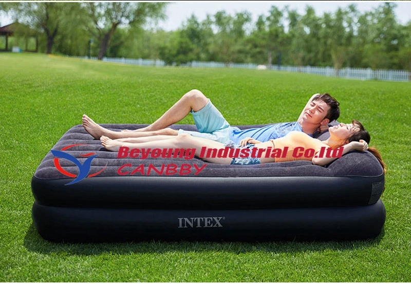 Двухслойная Подушка Intex, подушка для отдыха, надувная кровать с подушкой для гостей