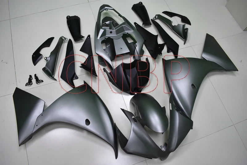 Обтекатель из АБС-пластика YZFR1 2012 - 2014 матовый серый серебристый кузов YZF R1