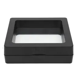 Квадратные 3D альбомы плавающая рамка держатель Монета коробка для ювелирных изделий шоу случае 7X7 см