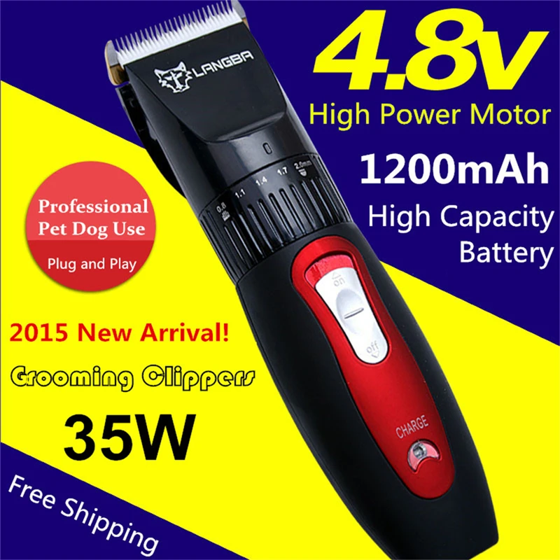 Automatic Comb And Best Shaver Hair Clipper Powered by battery Yalatan Dog Grooming Clipper not including Small Sizes Pet Fur Grooming Tool Electric Hair Trimmer