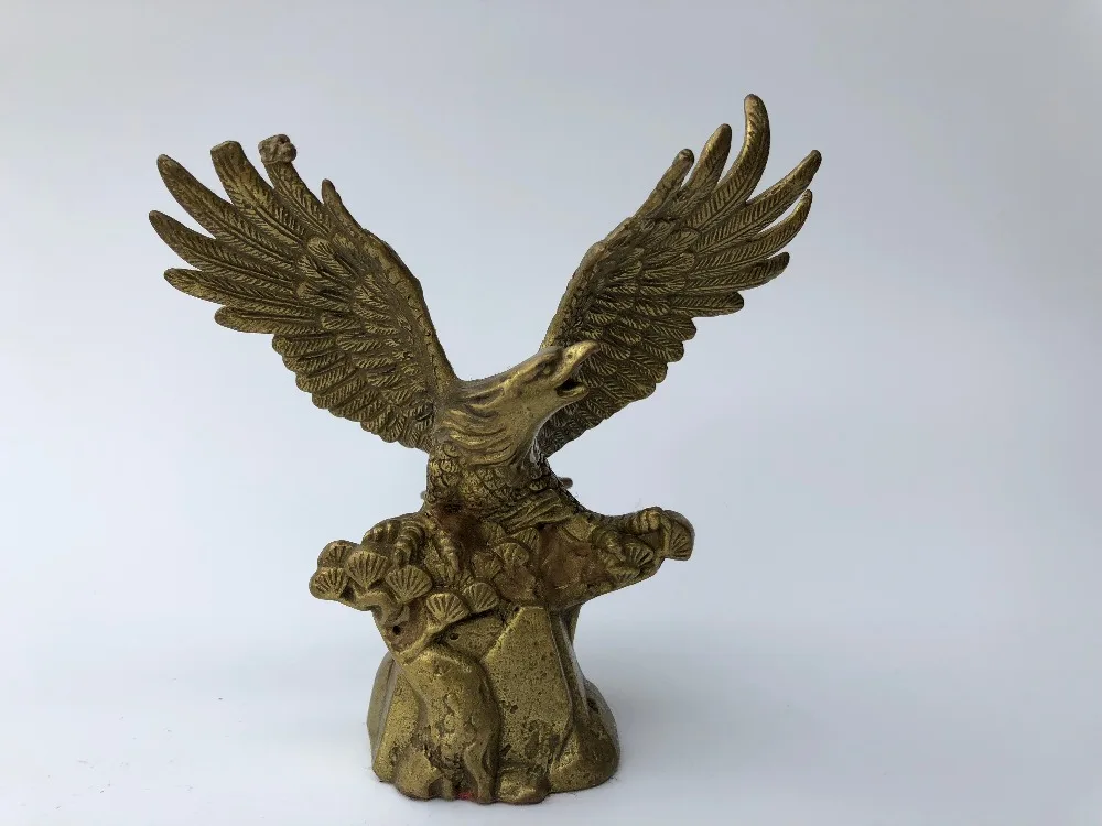 

Chinese Eagle Decoration Copper Eagle Sculpture Home Decoration Crafts