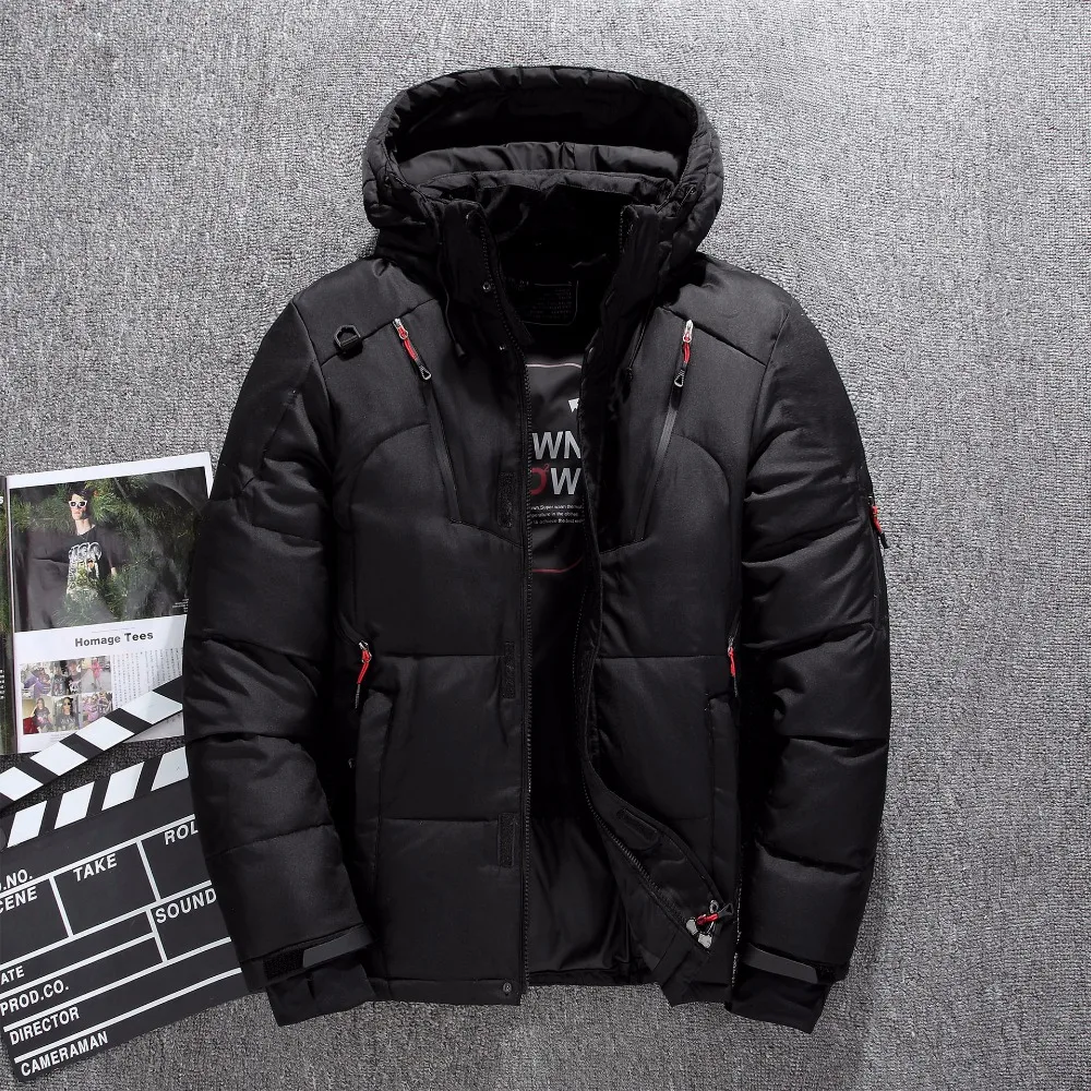 2018 Winter Duck Down Jacket Men New Fashion Fur Collar Jacket Men Thick Warm Mens White Duck Down Coat Jaqueta Masculina 2018 Winter Duck Down Jacket Men New Fashion Fur Collar Jacket Men Thick Warm Mens White Duck Down Coat Jaqueta Masculina