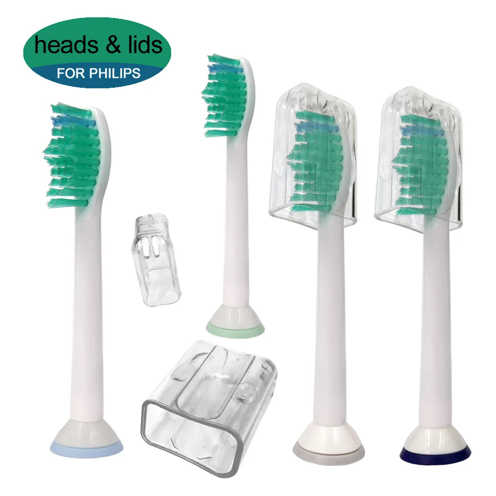 4 шт Сменные головки для электрической зубной щетки для Philips Sonicare HX6014 DiamondClean FlexCare proresyota HX6064 HX6930 HX9340