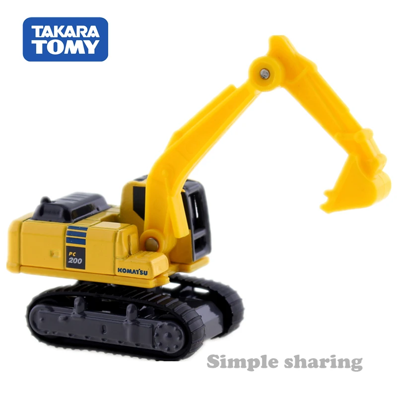 Takara Tomy Tomica мир Komatsu экскаватор PC200 10 строительная техника нет. 9 Alien литья под