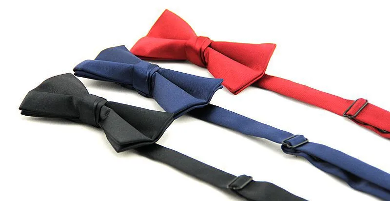 Mantieqingway свадебный подарок галстук-бабочка нейлон Bowties мужские двойной сплошной красный и темно-бантом Cravate Галстуки женское платье noeud Papillon