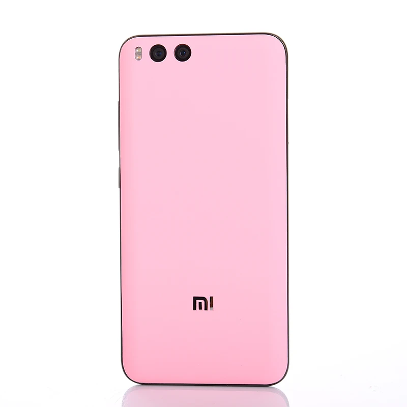 Yeuzoe модный матовый пластиковый чехол на заднюю панель батареи для xiaomi mi6 mi 6 M6 задняя крышка на корпус батареи запасные части для xiaomi 6 - Цвет: Розовый