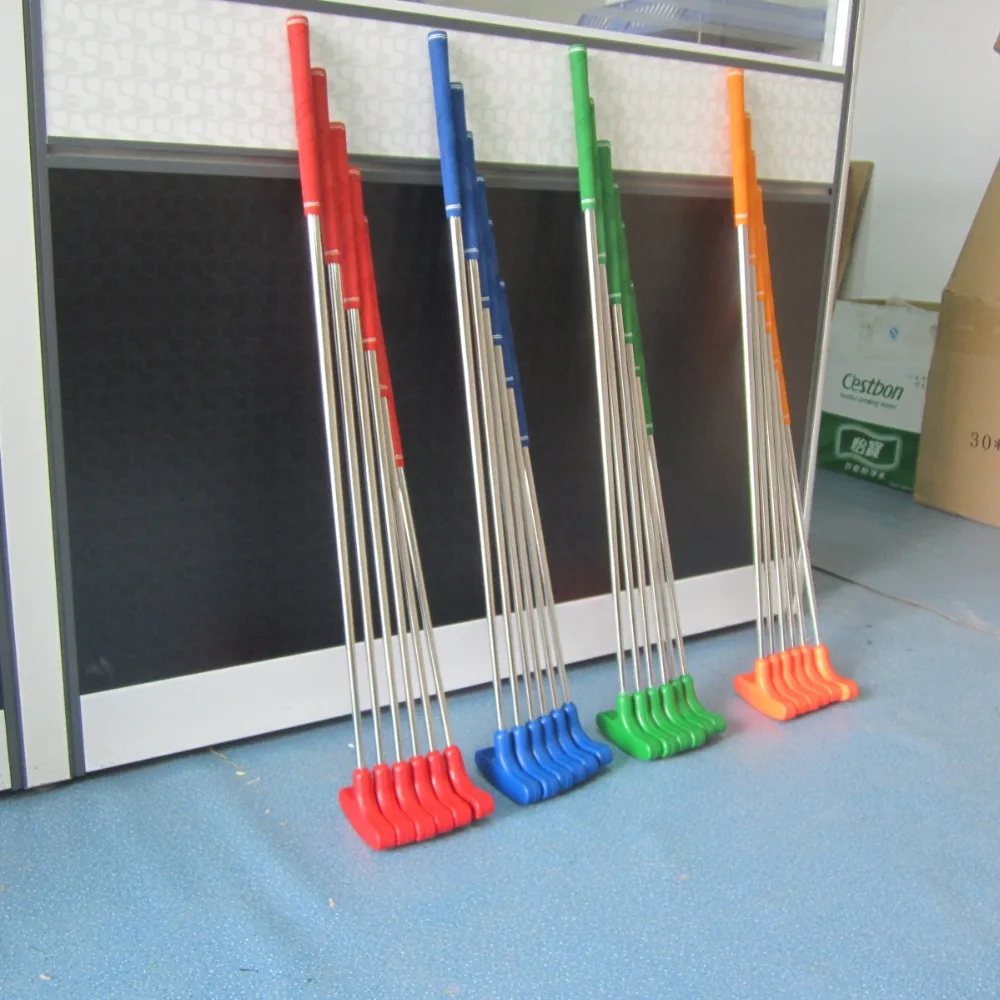 

27/29/31/33 inch assorted color rubber head double way junior mini golf putter(40pc/pack)