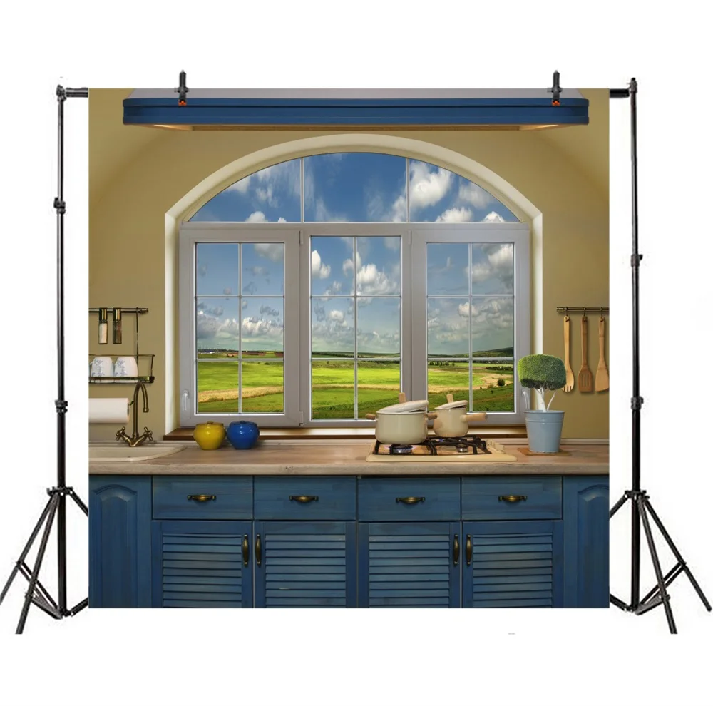 Camera & Photo Laeacco Interior Photography Backdrops Kiechen Dining Table Portrait Scene Photographic Backgrounds Photocall For Photo Studio