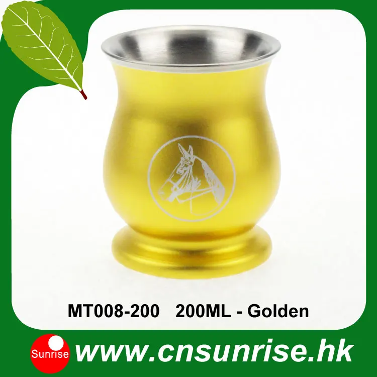 24 шт/лот Argentino Gloden Yerba mate Calabash двухслойная теплоизоляция Eash Hold And Cleaning MT008-200