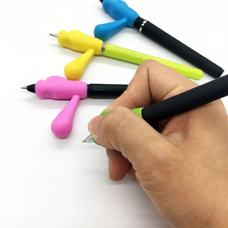4 шт дети держатель для карандашей и ручек написание помощь сцепление школьные принадлежности карандаш устройство для коррекции положения