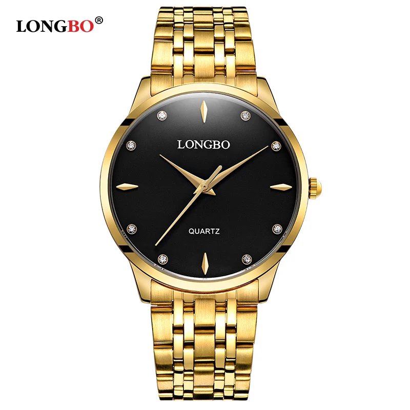 

LONGBO Brand Casual Lovers Watch Fashion Stainless Steel Band Reloj Mujer Men Women Watches Waterproof Couple Wristwatch 80322
