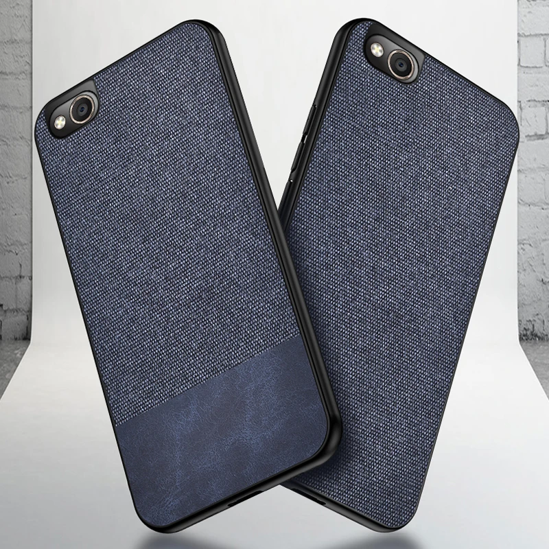 

Cotton Cloth Cases For Xiaomi Redmi Go Phone Retra Silicone Fabric Back Covers Global Version Xiaomi Redmi GO Case Shockproof On