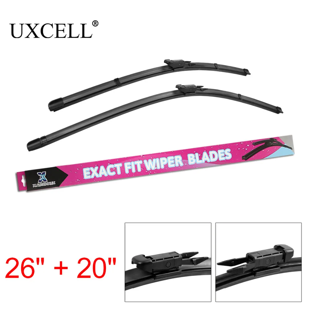 Buy UXCELL 26" 20" Exact Fit Front Windshield Wiper