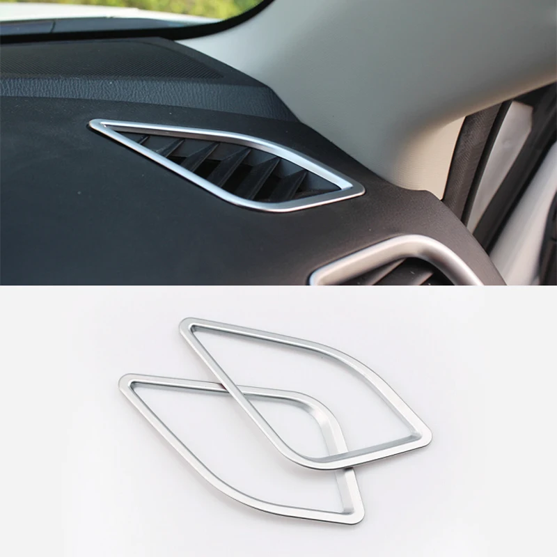 Mazda cx-5 2015 lüftungsrahmen ventilación styling cromo mate 
