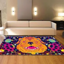 Nodic Art мультфильм печать современный ковер прямоугольник Противоскользящий коврик мода большое одеяло стол площадь ковер для гостиной спальни
