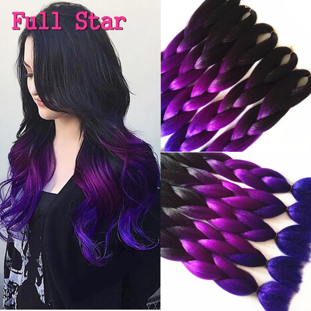 Popular Purple Braiding Hair-Buy Cheap Purple Braiding ...