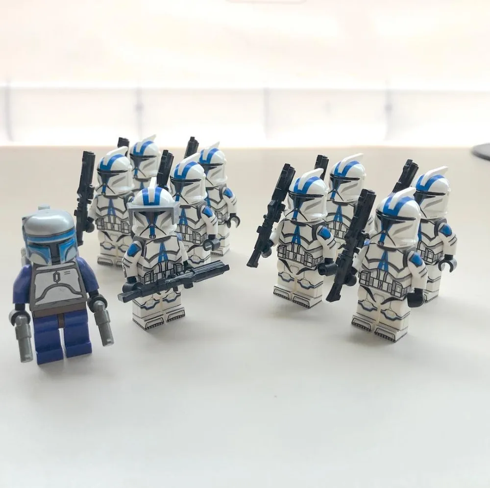 

Star Wars Magic Building Blocks sniper Maul Chewbacca Sidious Compatible Legoing Mini blocks princess Characters Toys for Kid H