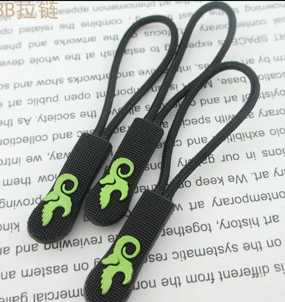 200 x waterproof Plastic Zipper Pull Cord*Zip Puller*Zip Fastener*zip