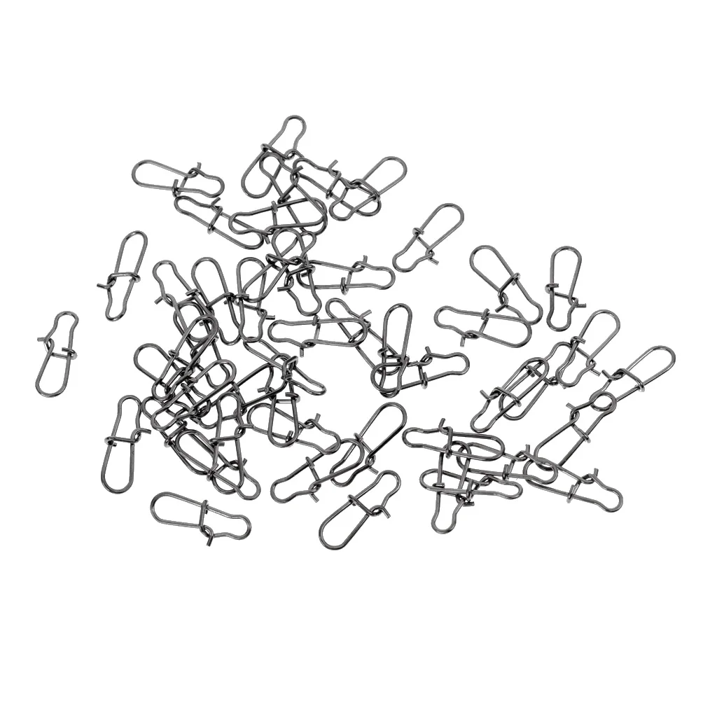 50 шт. рыболовные снасти, защелкивающиеся звенья, зажимы, быстрая замена, разъем для карпа, штырь для бумов, поворотные слайдеры на молнии, лески, зажимы, морские снасти