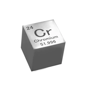 

10mm (Cr≥99.7%) Mirror Polish Chromium Cube Periodic Table Of Elements Cube Rare Mineral Art Collection Ornaments Collectibles