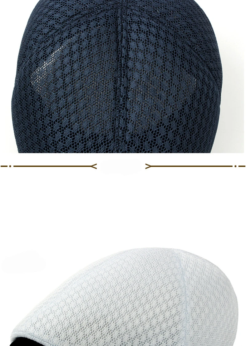 HT1377 Korea Style Summer Sun Cap Hats Plain Solid Black White Grey Ivy Cabbie Flat Caps Breathable Mesh Men Women Beret Caps mens red beret