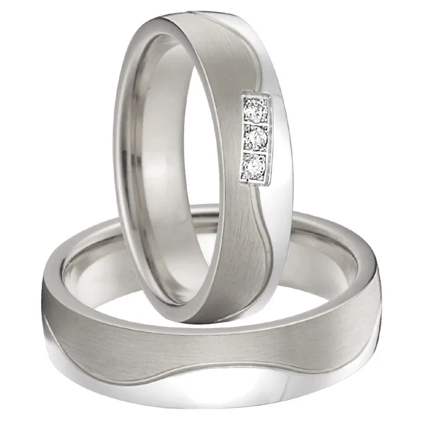 alliances anel silver white gold color titanium steel couples promise rings sets for wedding anniversary alliances anel silver white gold color titanium steel couples promise rings sets for wedding anniversary