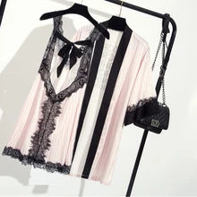 Розовый белый полосатый Атласный халат и ночная рубашка набор для женщин Стразы сексуальный халат невесты халаты шелковые ночные рубашки домашняя одежда