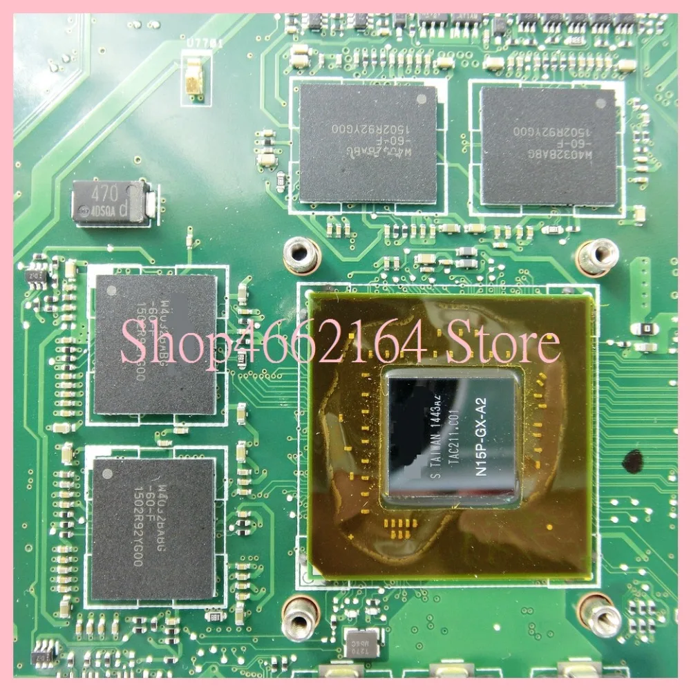 G751JM I7-4710CPU GTX860M/2 ГБ, может использоваться как ноутбук материнская плата для ноутбука ASUS G751J G751 G751JM REV2.2 Тетрадь материнская плата полностью проверена