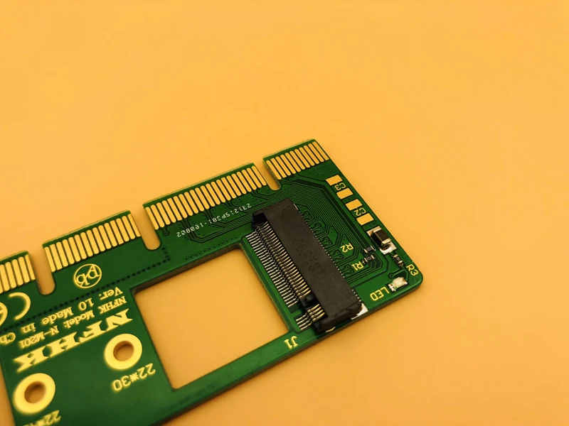NGFF M.2 NVME AHCI SSD для PCI E Express 3 0x4x16 Riser Card M Соединитель в форме ключа адаптер XP941 SM951 PM951