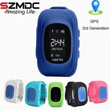 

Szmdc Q50 GPS child smart watch Tracker SOS Smart Monitoring Positioning Phone Kids GPS Baby Watch Compatible IOS & Android