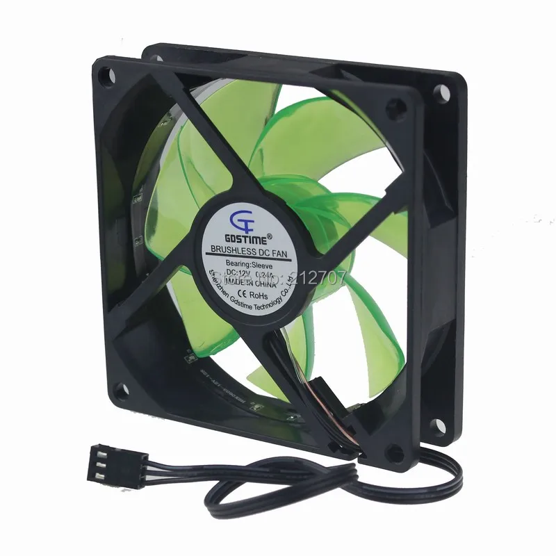 92mm led fan green 14