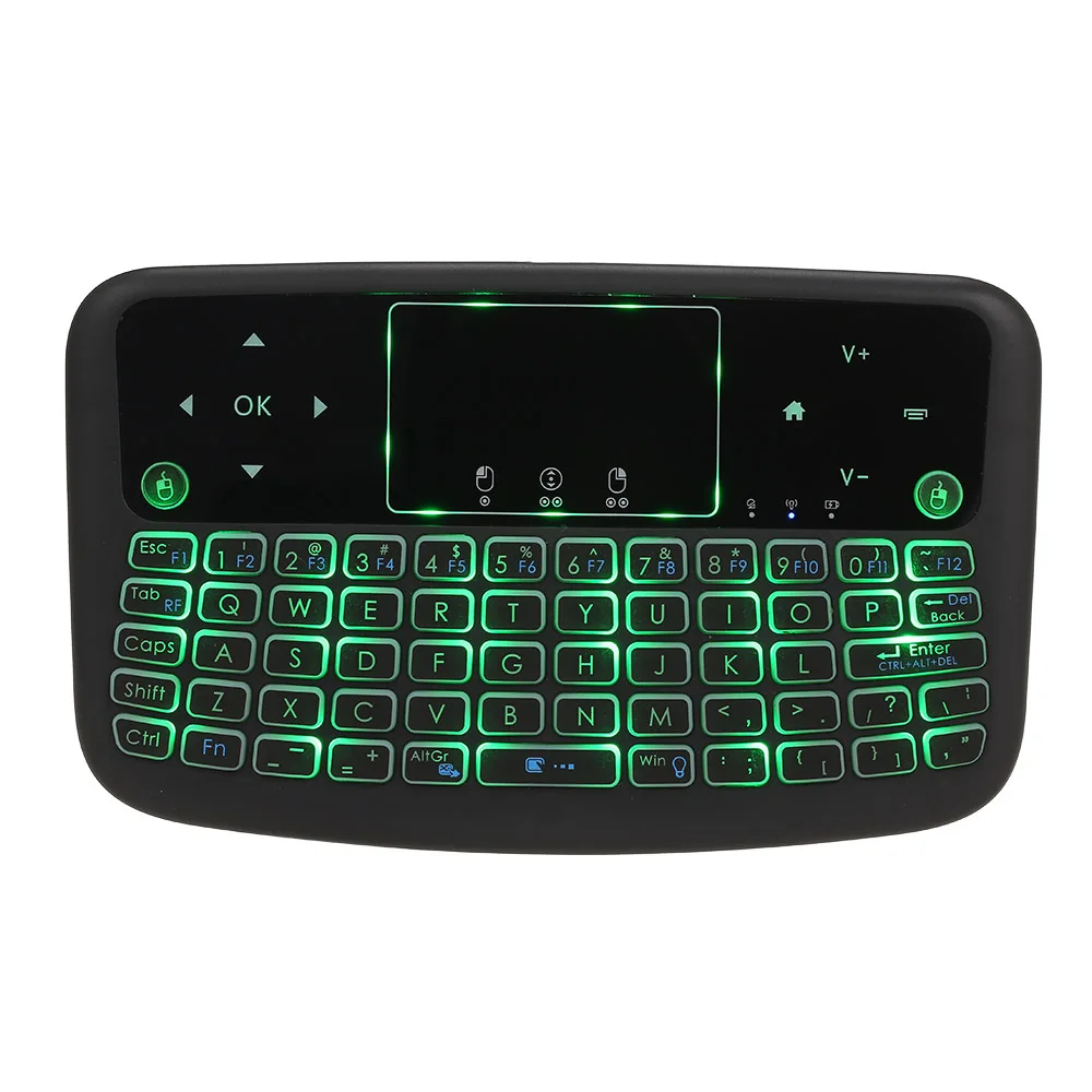 

Air Mouse Touchpad Keyboard remote Mini Wireless Keyboard 2.4G Backlit remote controller For Android TV Box Smart TV PC for PS3