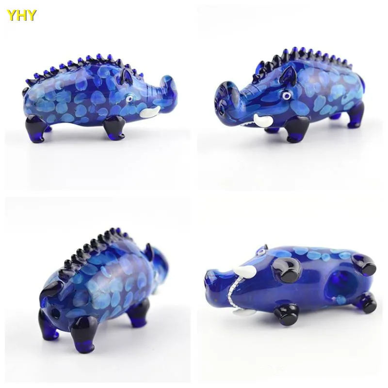 Glass Smoking Pipes Dinosaur Oil Burner Pipes Tobacco Pipe Portable Animal Hand Pipe Wholesale Latest Lovely Smoking Glass Pipes04
