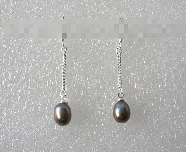 

1319 classic black drip freshwater cultured pearl dangle earrings