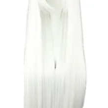 Белый парик Fei-Show 40 дюймов/100 см длинные прямые волосы синтетические термостойкие волокна покрытие лица костюм Cos-play шиньон