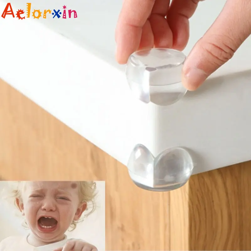 Protector de esquina de muebles para bebés y niños, protección  anticolisión, productos de seguridad, 4 unids/lote - AliExpress