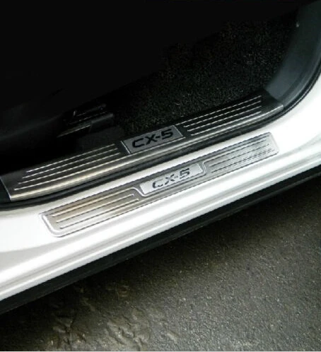 8 шт. внутренние/внешние дверные пороги для Mazda защитные пластины CX5 2012 2013 2014 |