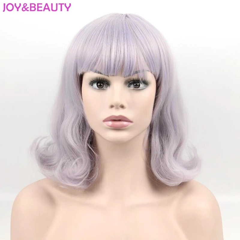 Женский короткий волнистый парик JOY & BEAUTY из синтетического волокна с высокой