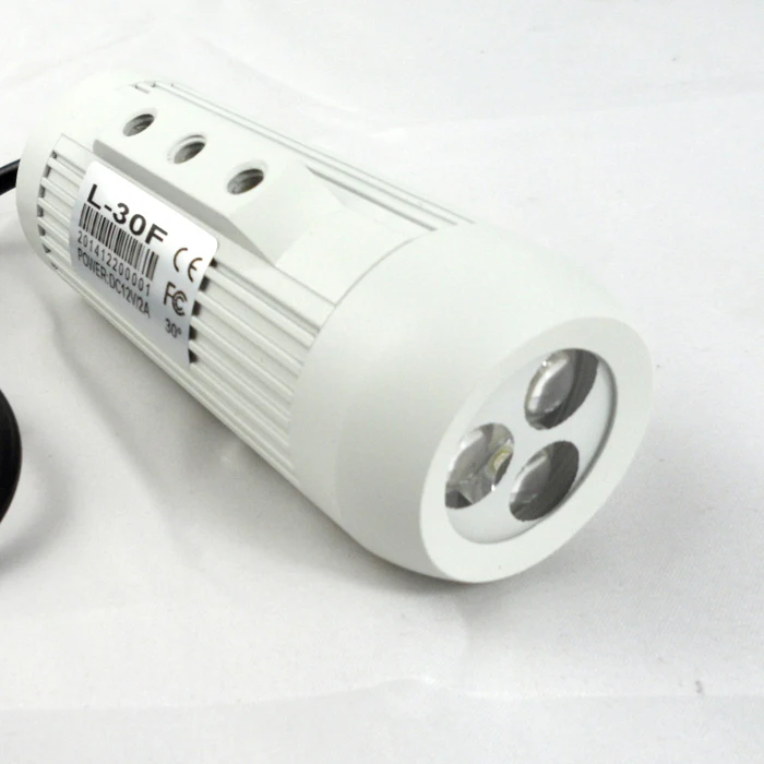 CCTV Light of 30 Degree Black 940nm LED Barrel Light Source IR