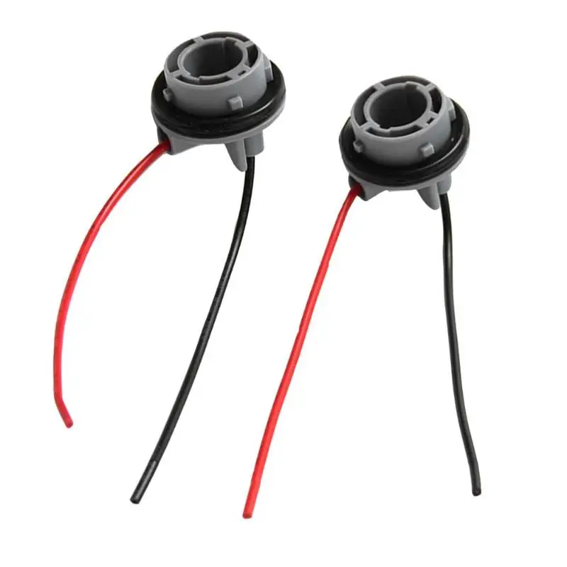 

2pcs Car 1156 Bulb Holder Socket Adapter LED Side Light Wiring Connector