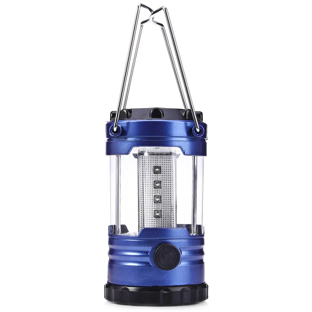 Multifunctional Ultra Bright Portable 12 LED Camping Tent Hand Lantern Lights for Hiking Travel Camping