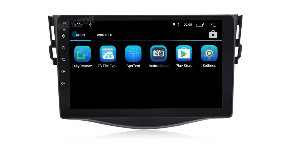 Cheap mekede Android 8.1 car dvd player for Toyota RAV4 Rav 4 2007 2008 2009 2010 2011 2 din 1024*600 gps navigation wifi 4 core 12
