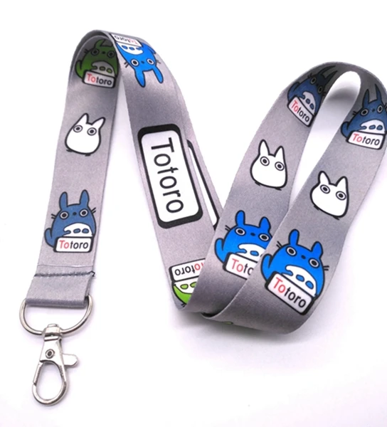  10 pcs Japanese anime My Neighbor Totoro Neck Strap Lanyards Card Holders Bank Neck Strap Card Bus 