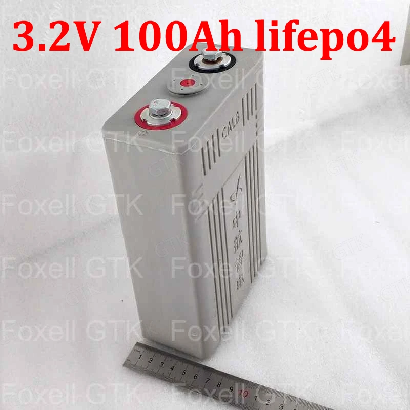 4 шт 3,2 V 100ah lifepo4 аккумулятор заряжаемый для diy 12V 24V 36V велосипед Скутер инвертор EV Солнечная энергия Гольф-тележка автофургон