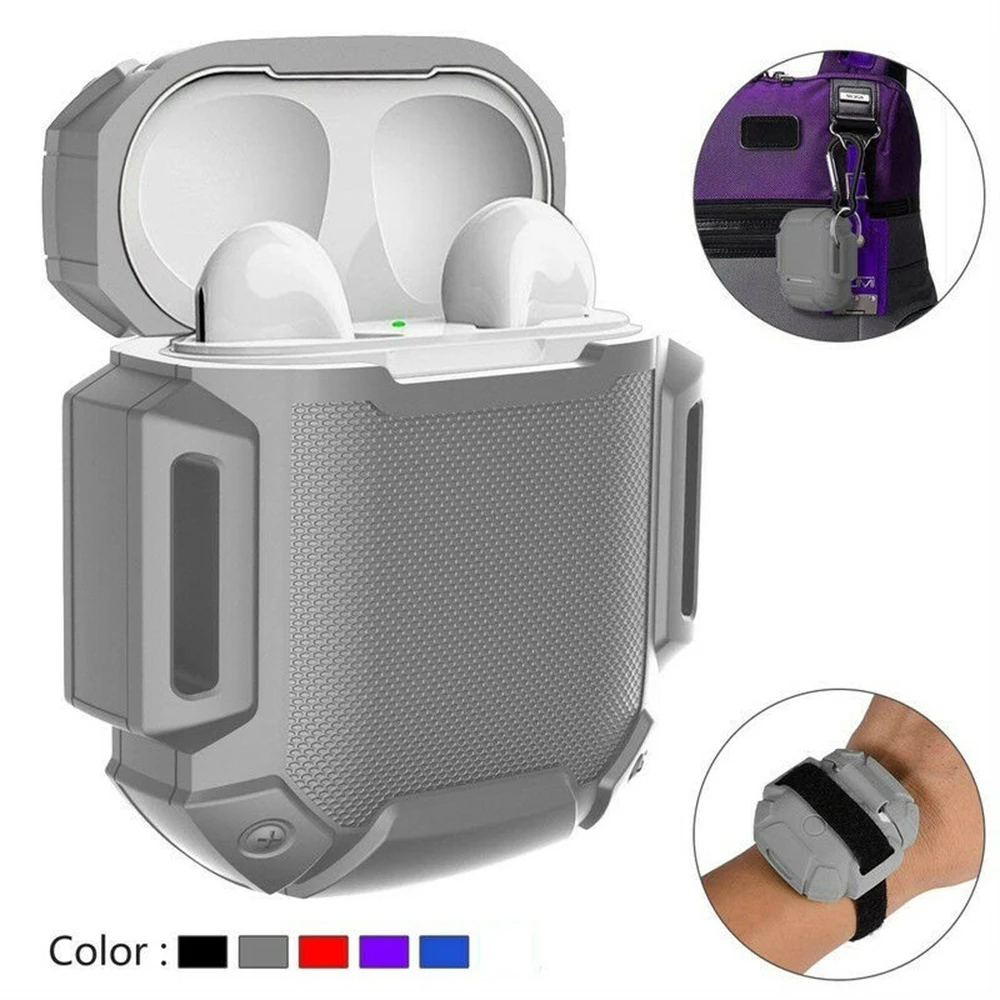 

Silicone Earphone Case Cover Protective Skin For Apple Airpod Charging Case