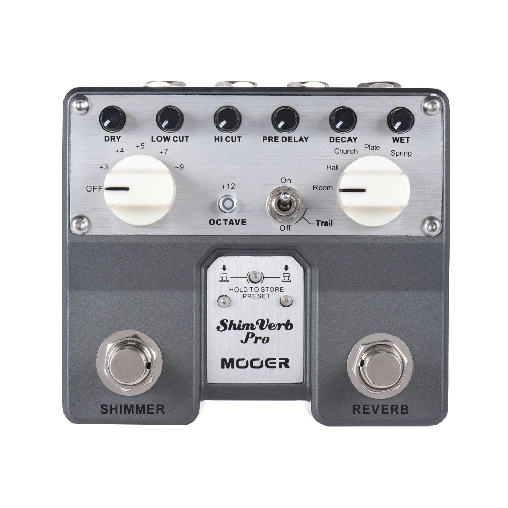 MOOER shimgol Pro Digital Reverb педаль для электрогитары с эффектом мерцания 5 режимов
