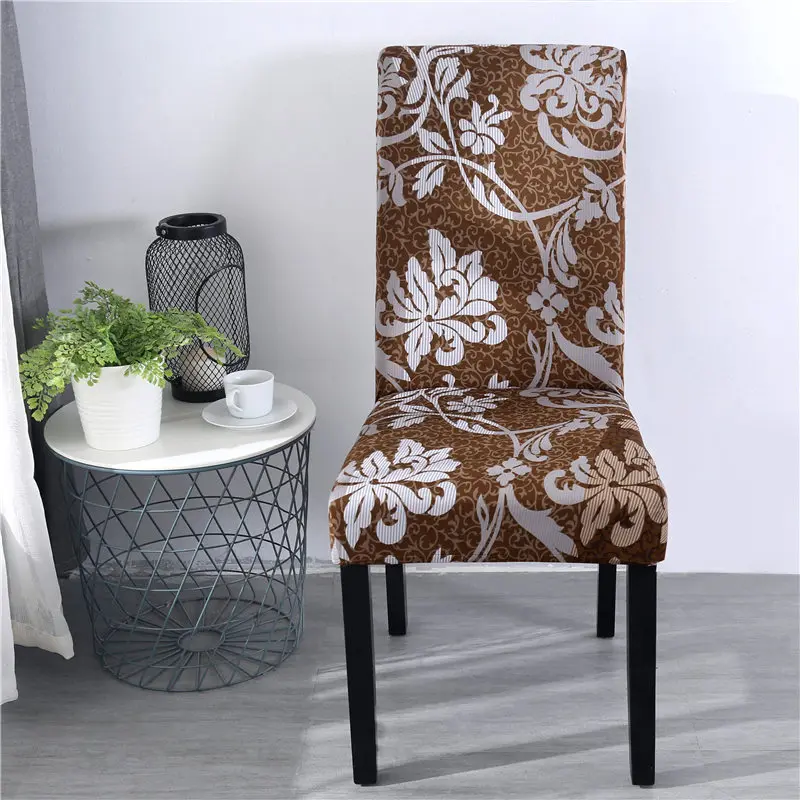 Чехлы на кухонные стулья, эластичные чехлы для стульев, чехлы для мебели, серые чехлы для стульев - Цвет: color 5