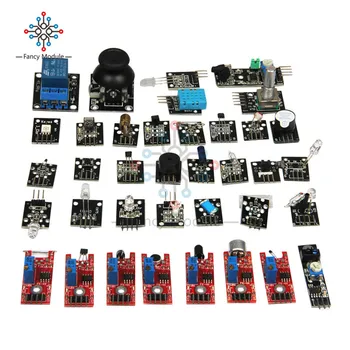 

37pcs New Ultimate 37 in 1 Sensor Modules Kit for Arduino & MCU Education User